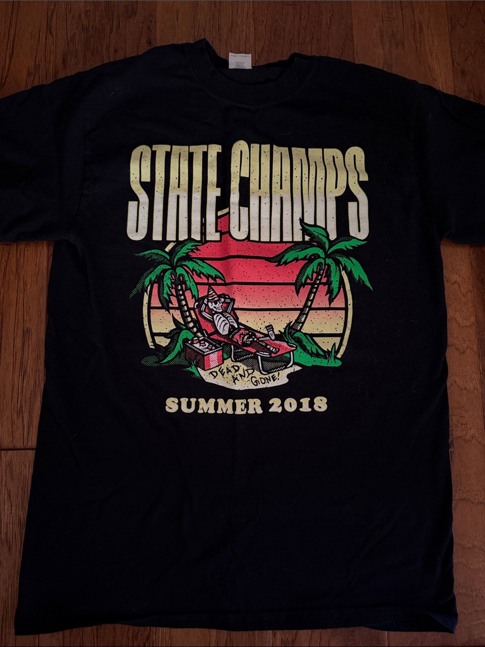 State Champs Summer 2018 Tour T-Shirt Black Size M